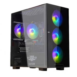 تجميعة بي سي من شركة قايسن Gaisn Gaming PC With Intel Core I5-14400F Processor/8GB DDR5 RAM/1TB SSD/4GB Nvidia GeForce RTX 1650 Graphics/ Black