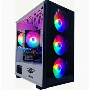 تجميعة بي سي من شركة قايسن 1650S Gaisn Gaming PC with Intel Core I5-11400F Processor/8GB DDR5 RAM/1TB SSD/4GB Nvidia GeForce RTX 1650s Graphics/Blac