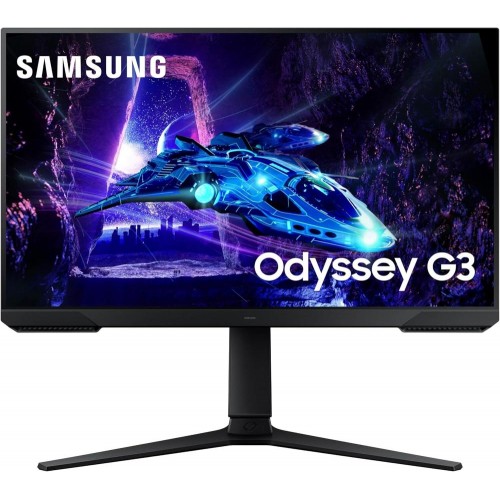 شاشة ألعاب اوديسي G3 (G30D) FHD 32 بوصة من سامسونج 1 مللي ثانية 180 هرتز AMD فري سينك حامل قابل للتعديل معادل اسود نقطة تصويب افتراضية وضع حماية العين خالية الوميض LS24DG302ENXZA 2024 1,920 x 1,080
